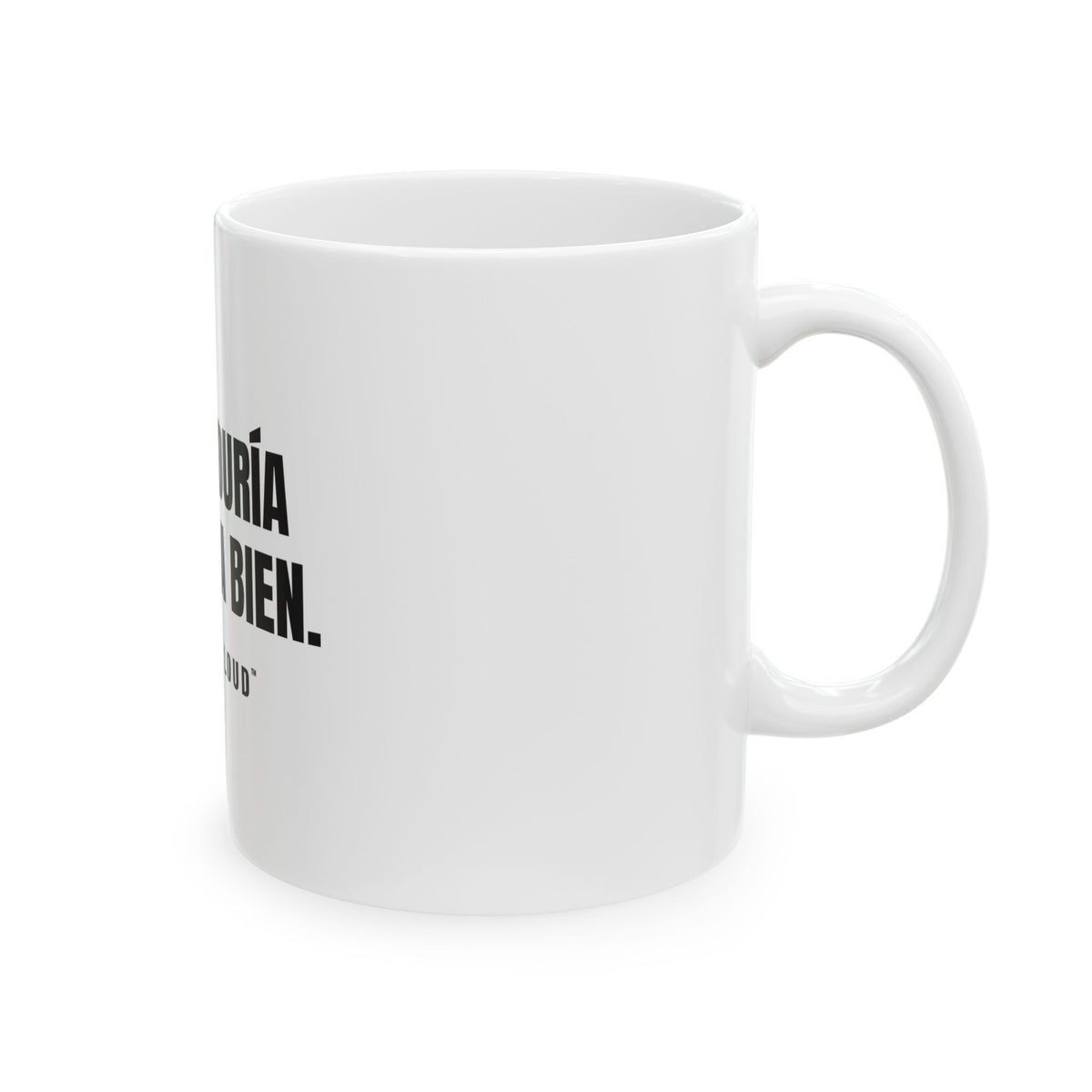 La Sabiduría Me Queda Bien White Mug — Gray Out Loud (Spanish)