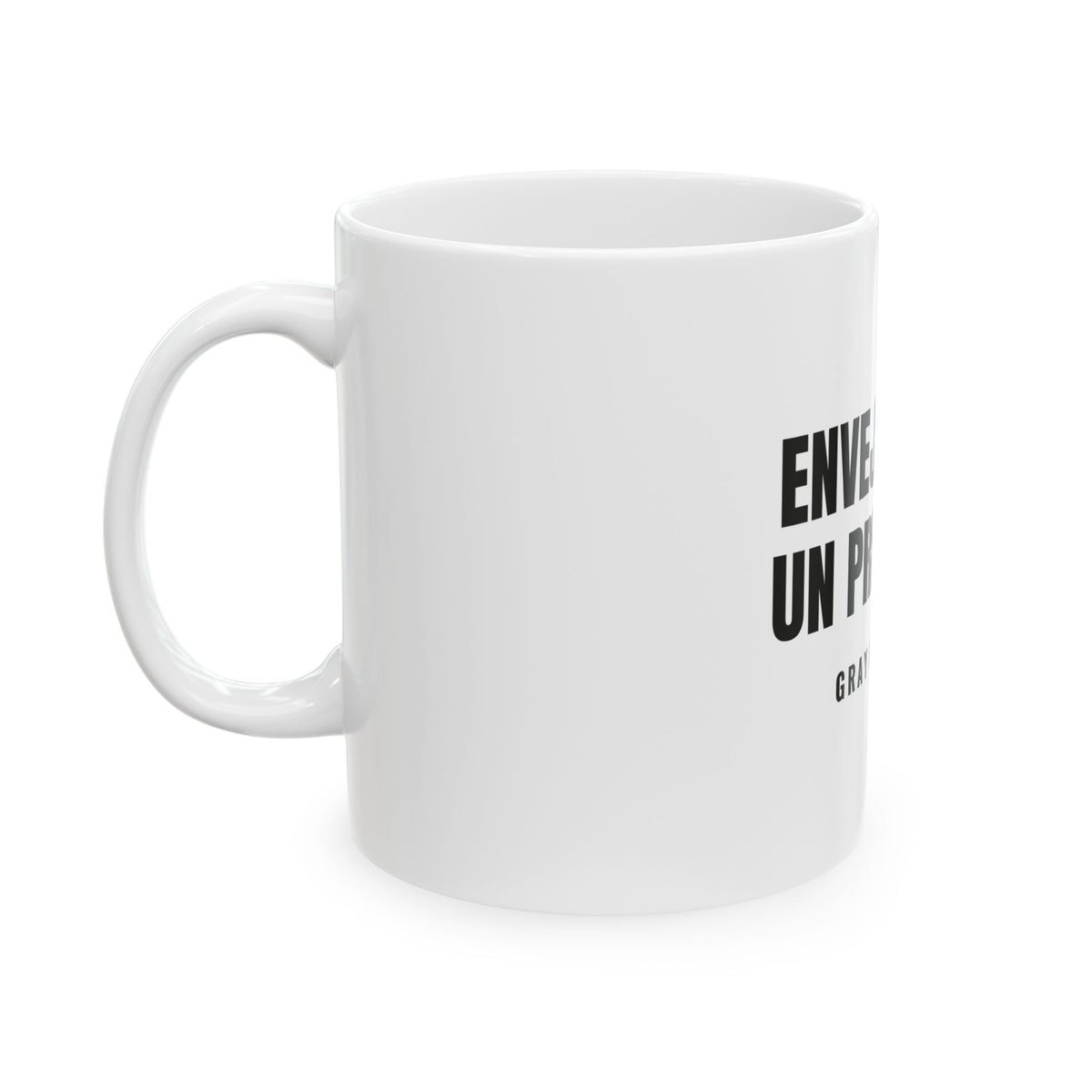 Envejecer Es un Privilegio White Mug — Gray Out Loud (Spanish)