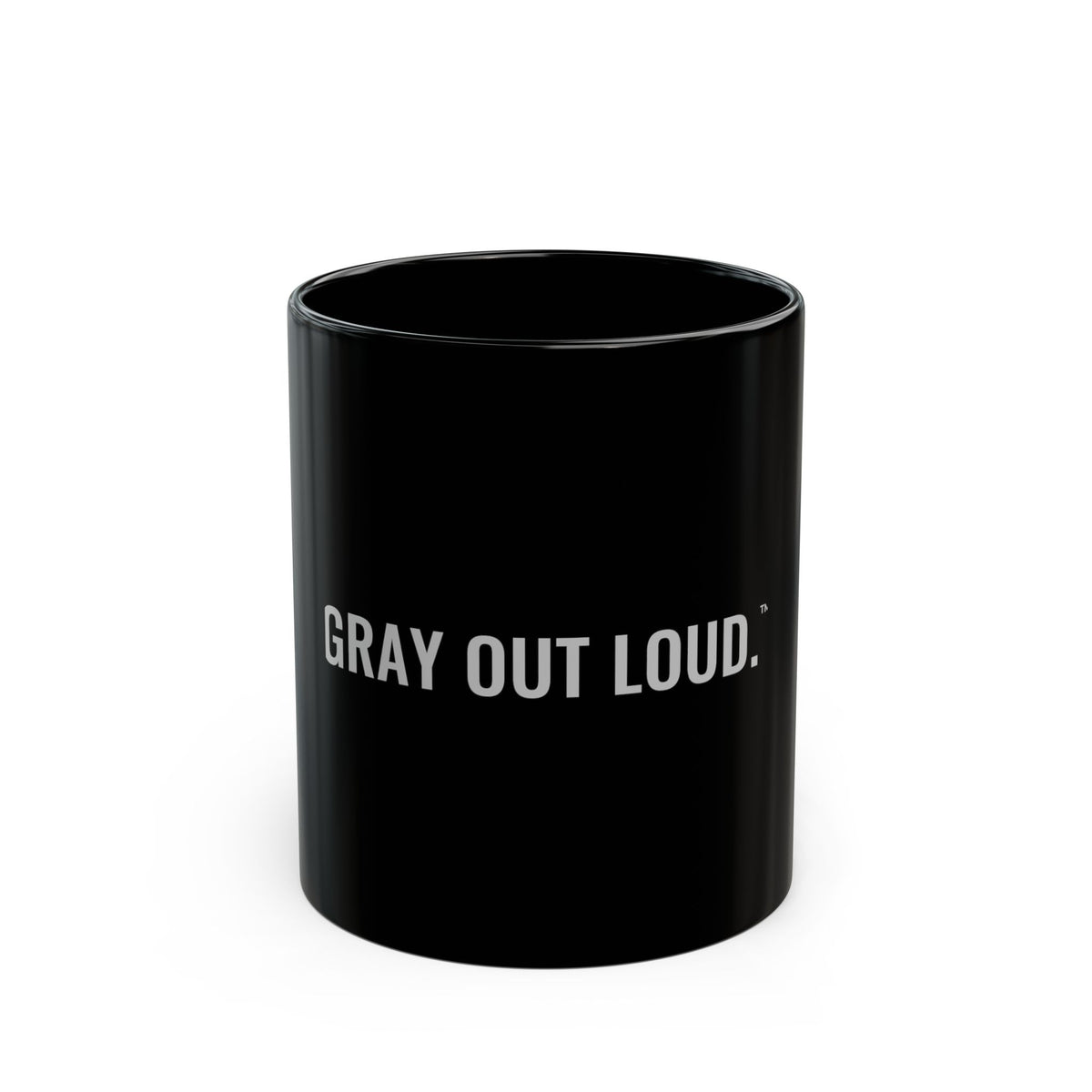 Gray Out Loud™ Black Mug