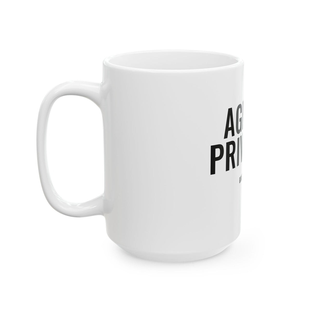 Age Is a Privilege White Mug — Gray Out Loud