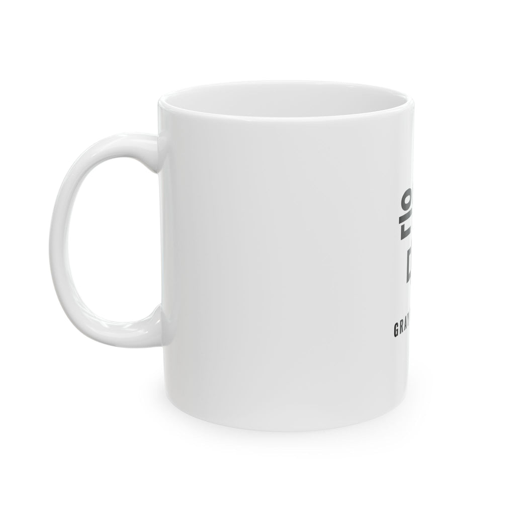 은발이 대세 White Mug — Gray Out Loud (Korean)
