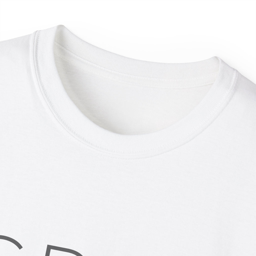 Gray Out Loud White Tee