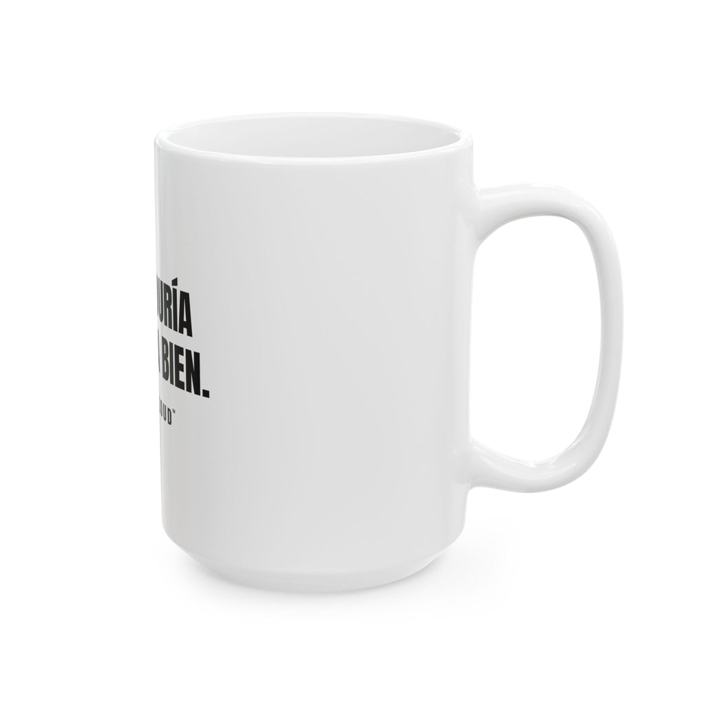 La Sabiduría Me Queda Bien White Mug — Gray Out Loud (Spanish)