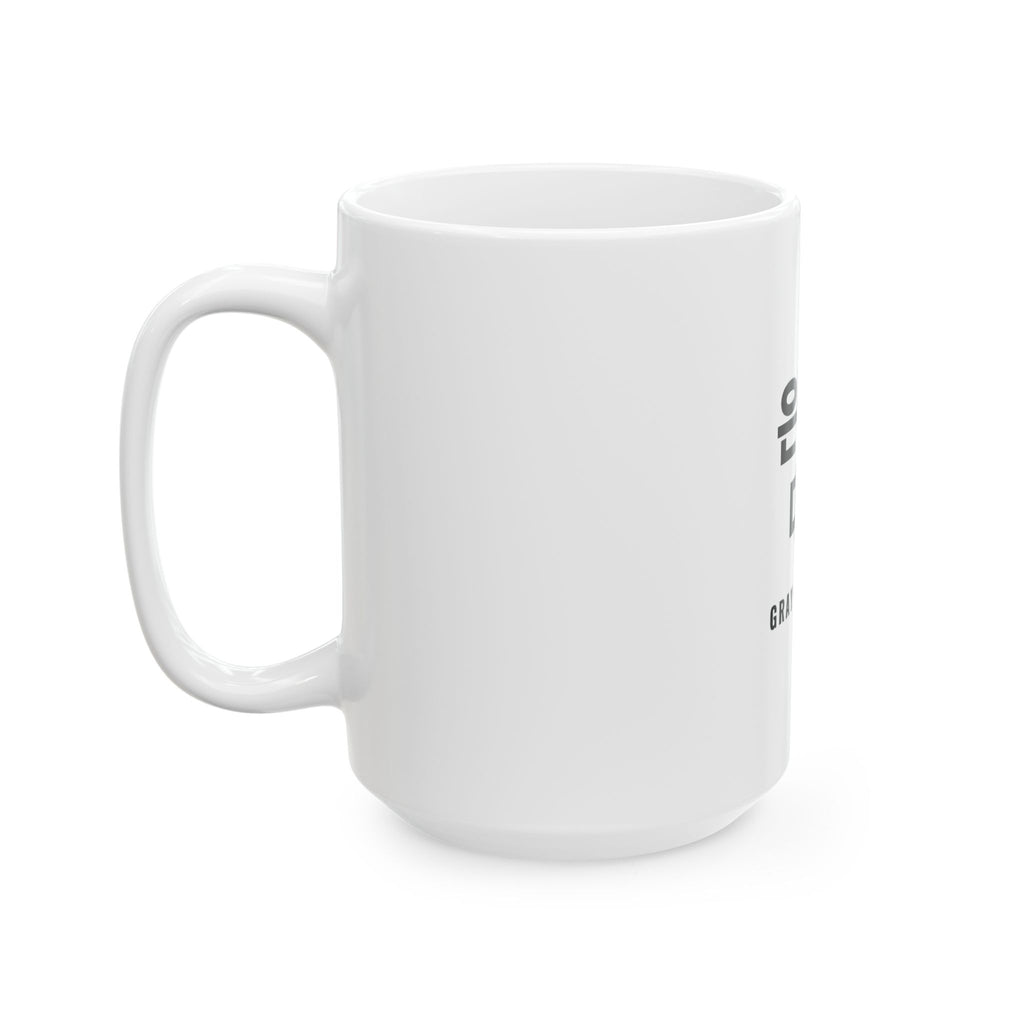 은발이 대세 White Mug — Gray Out Loud (Korean)