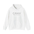 Gray Out Loud White Hoodie