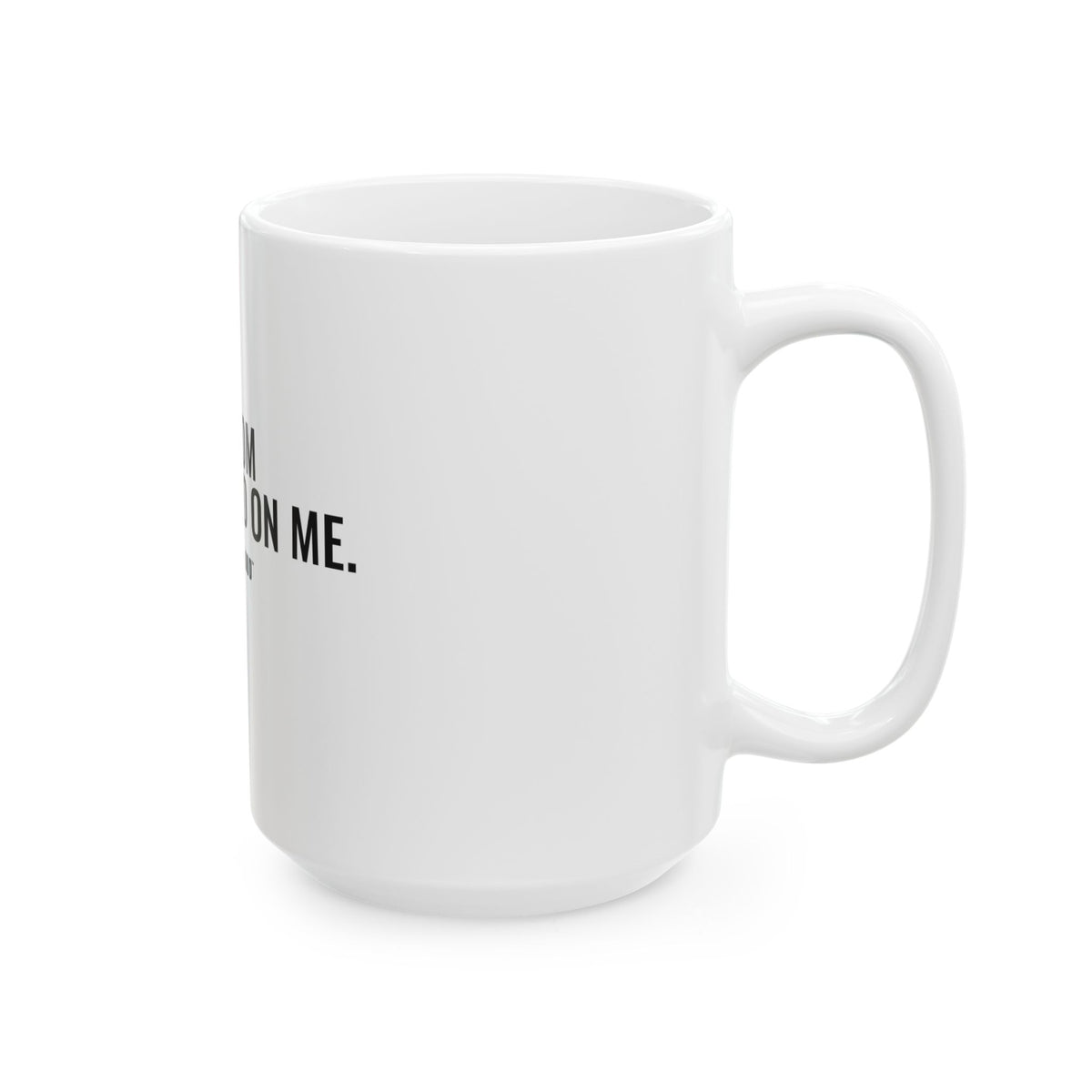 Wisdom Looks Good on Me White Mug — Gray Out Loud