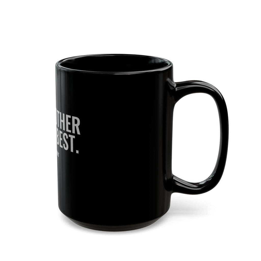 GlamMother Knows Best Black Mug — Gray Out Loud